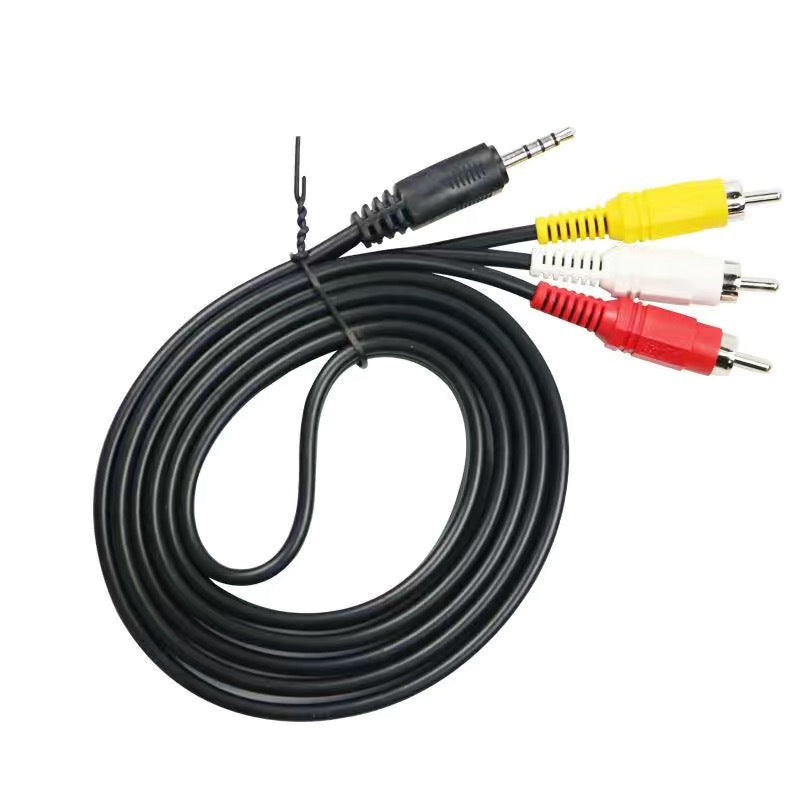 TV Set-top Box Cable Speakers One Minute Three Audio Cable Lotus Head Video Cable