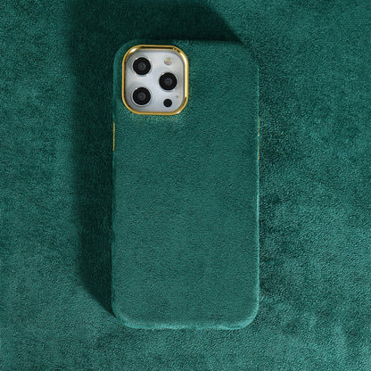 Turn Fur Mobile Phone Case Furry Protective Case