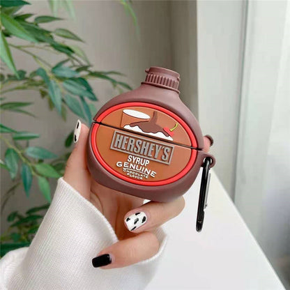 Compatible with Apple, Bluetooth Wireless Headset Box Creative Soft Plastic Case Applicable