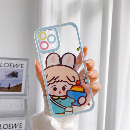 Love Brown Bear Is Suitable For Transparent Soft Shell