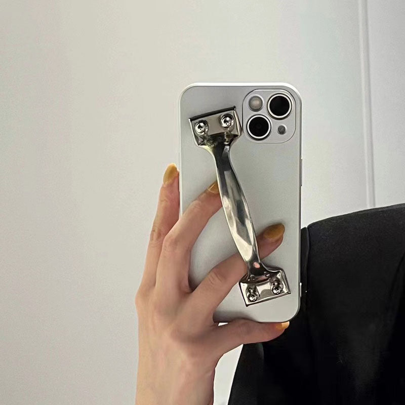 Tpu Back Cover Spoof Door Handle Phone Case