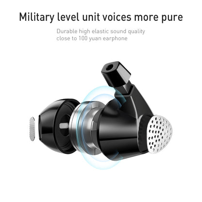 Sports Belt Wheat Color In-ear Headphones For Wire-controlled High Sound Quality