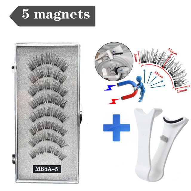 Magnetic 3D Magnetic Eyelash Natural Curling Super Soft