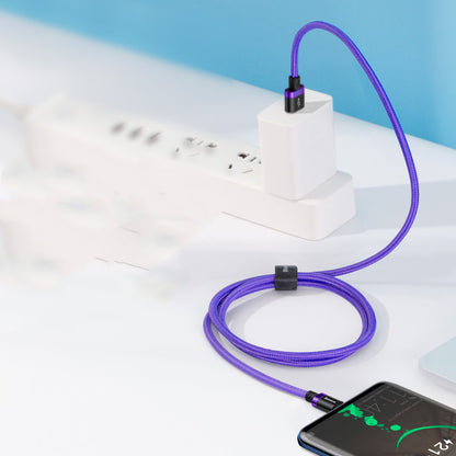 Purple Gold Red Flash Charging Data Cable