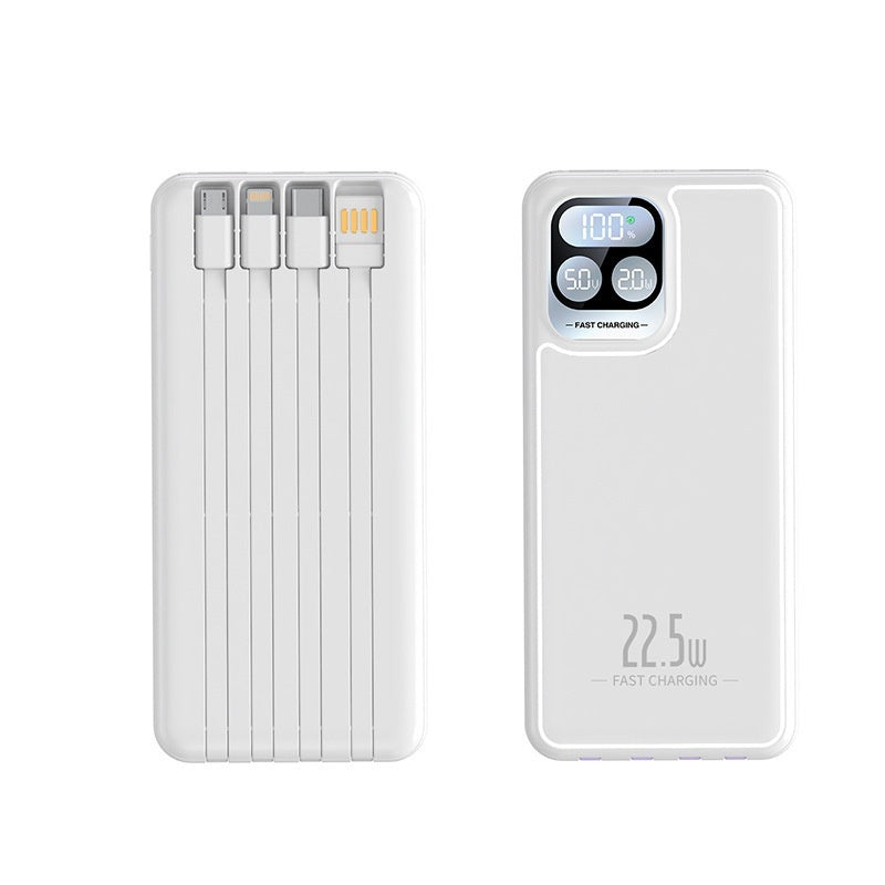 Power Bank With Cable Fast Charge Mini Shared Power Bank