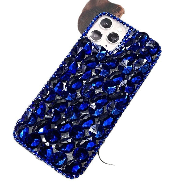 Phone Case New Full Diamond Rhinestone Gem All-inclusive Drop-resistant