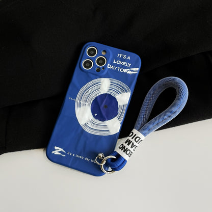 Personality Klein Blue CD Anti-drop Phone Case