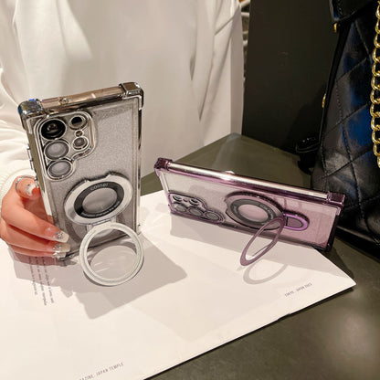 Electroplating Four-corner Airbag Drop-resistant Phone Case