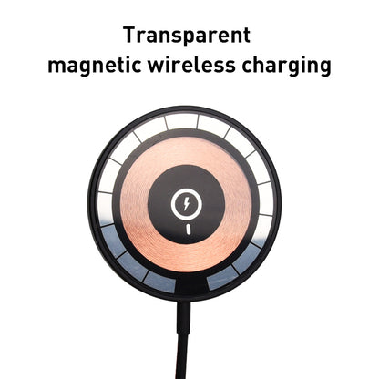 Magnetic Two-in-one 15W Transparent Wireless Charger