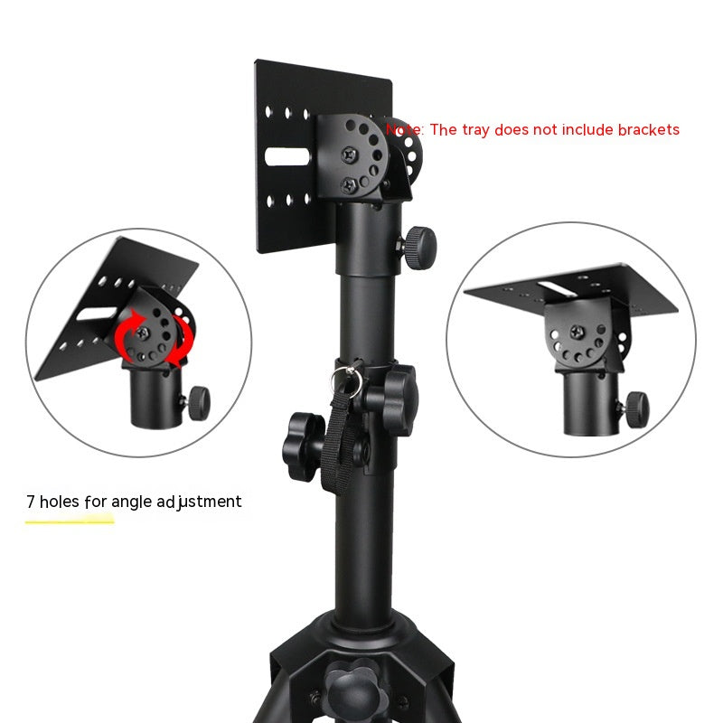 Projector Supporting Plate Audio Thickened Full Iron Metal Tray Tripod Bracket Accessories Angle Adjustment
