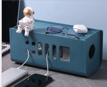 Plastic Plug-in Wire Storage Box, Power Strip, Wire Box, Hub Box, Socket, Charger Storage And Sorting Box