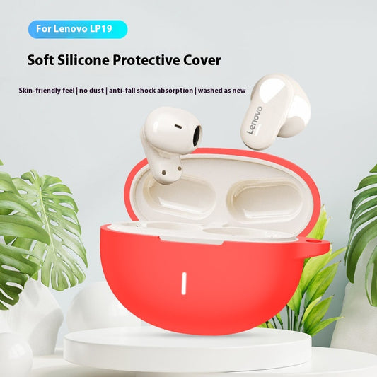 Applicable To Earphone Sleeves Silicone Drop-resistant Dustproof Charging Bin Earphone Case