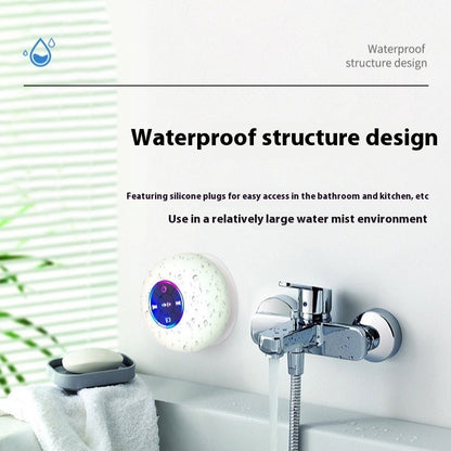 BTS07 Large Suction Cup Waterproof Bluetooth Audio With Light