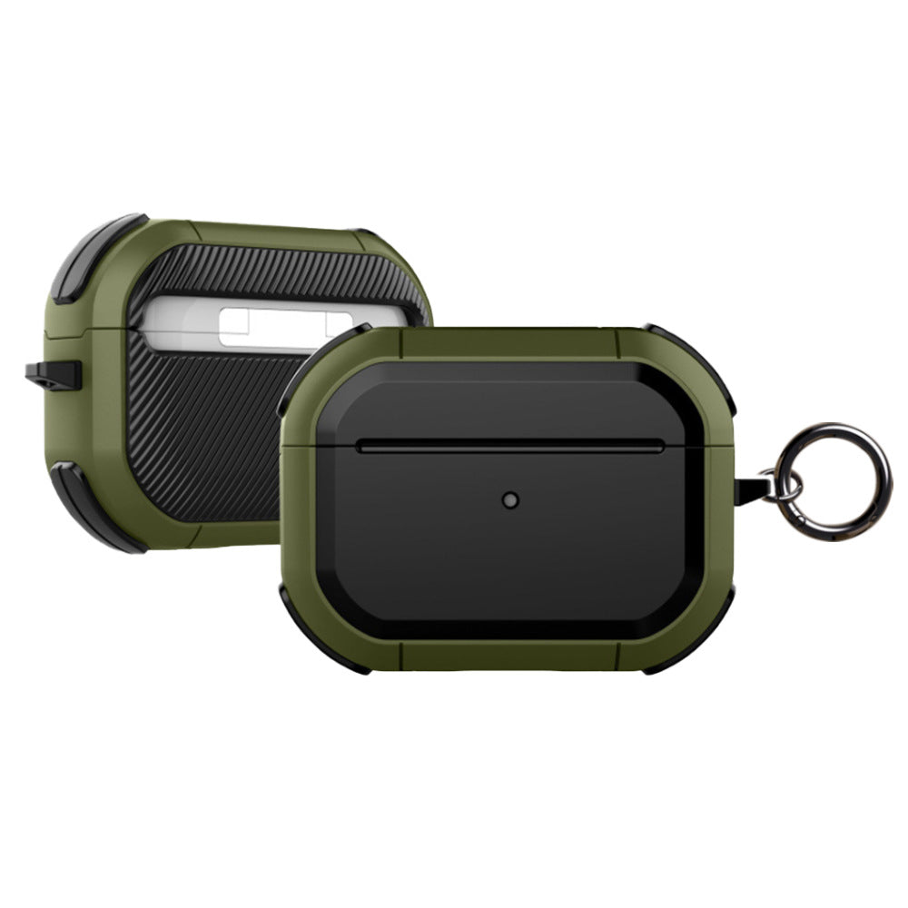 Compatible with Apple, Anti-drop airpods pro protective shell carbon fiber