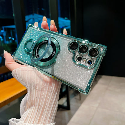 Electroplating Four-corner Airbag Drop-resistant Phone Case