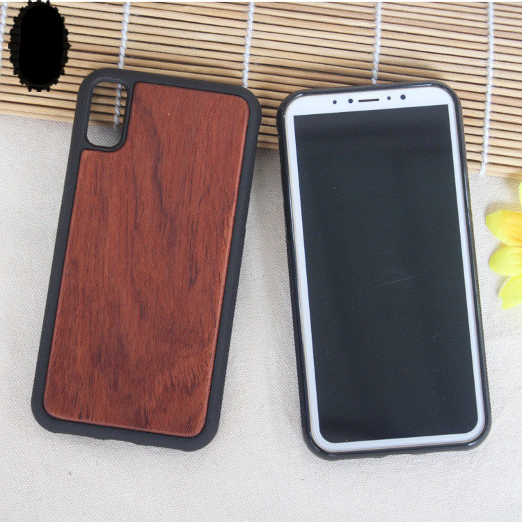 Grooved TPU Wooden Phone Case Cover
