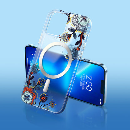 Transparent Magnetic All-inclusive Mobile Phone Case