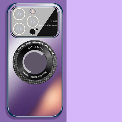 Magnetic Case With Large Window And Mirror Protector