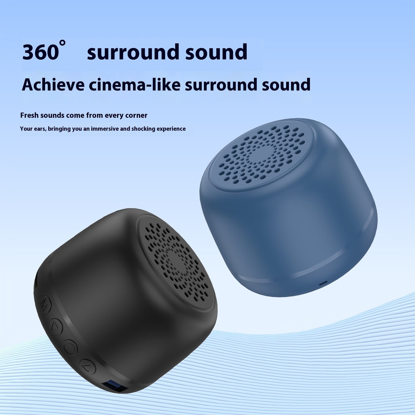 Macaron Mini Bluetooth USB Card Surround Mini Speaker