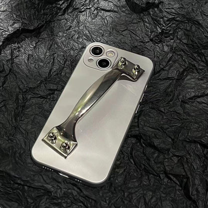 Tpu Back Cover Spoof Door Handle Phone Case