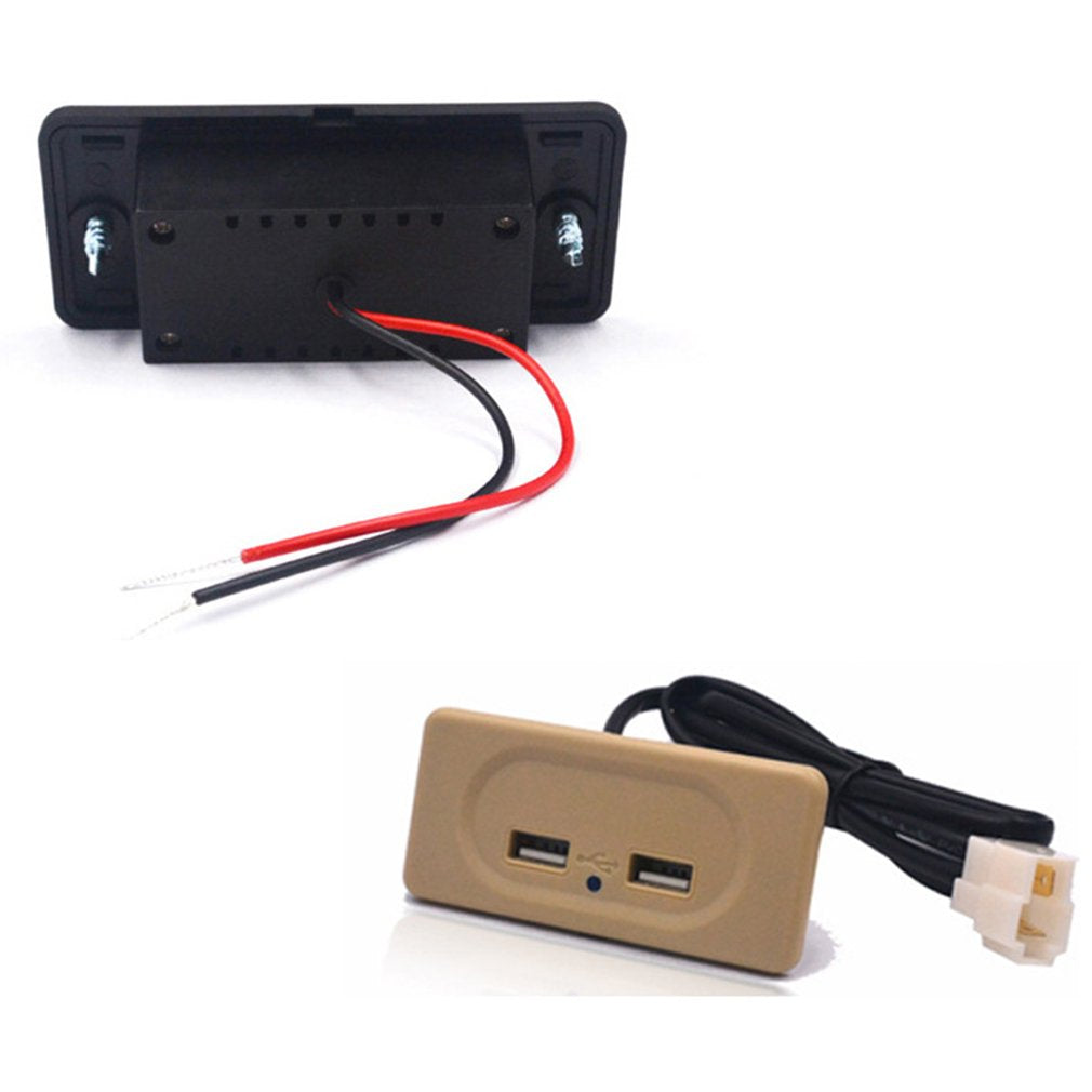 Modified Car USB Dual Charger Socket