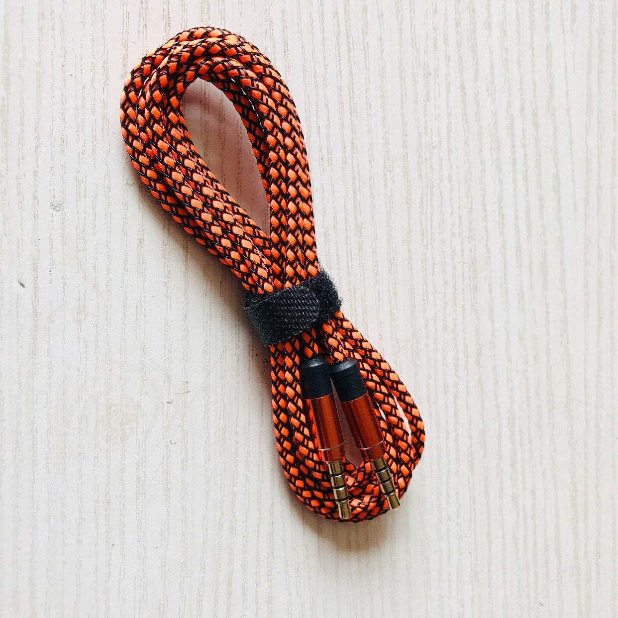 Transfer Woven Nylon Vehicle Live Audio Cable