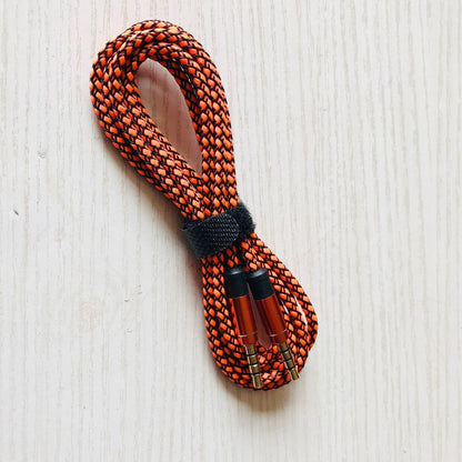 Transfer Woven Nylon Vehicle Live Audio Cable